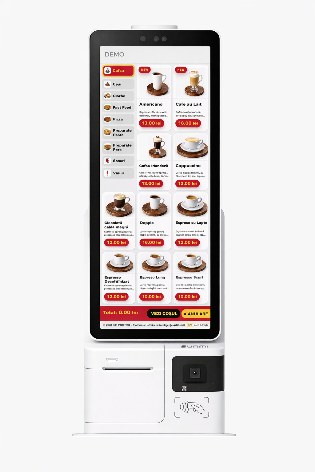 Kiosk Self Order – Sunmi K2